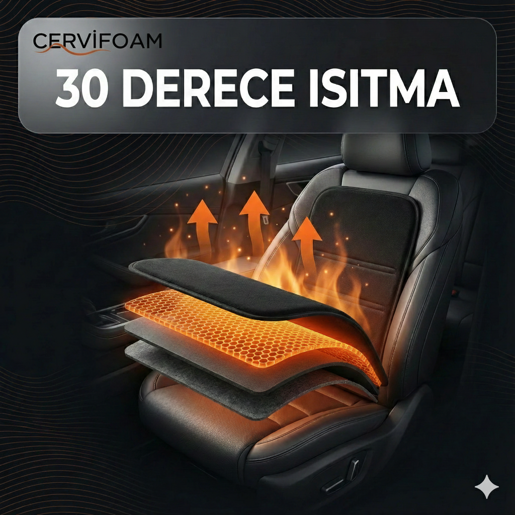 Cervifoam Araç Oto Koltuk Isıtıcı