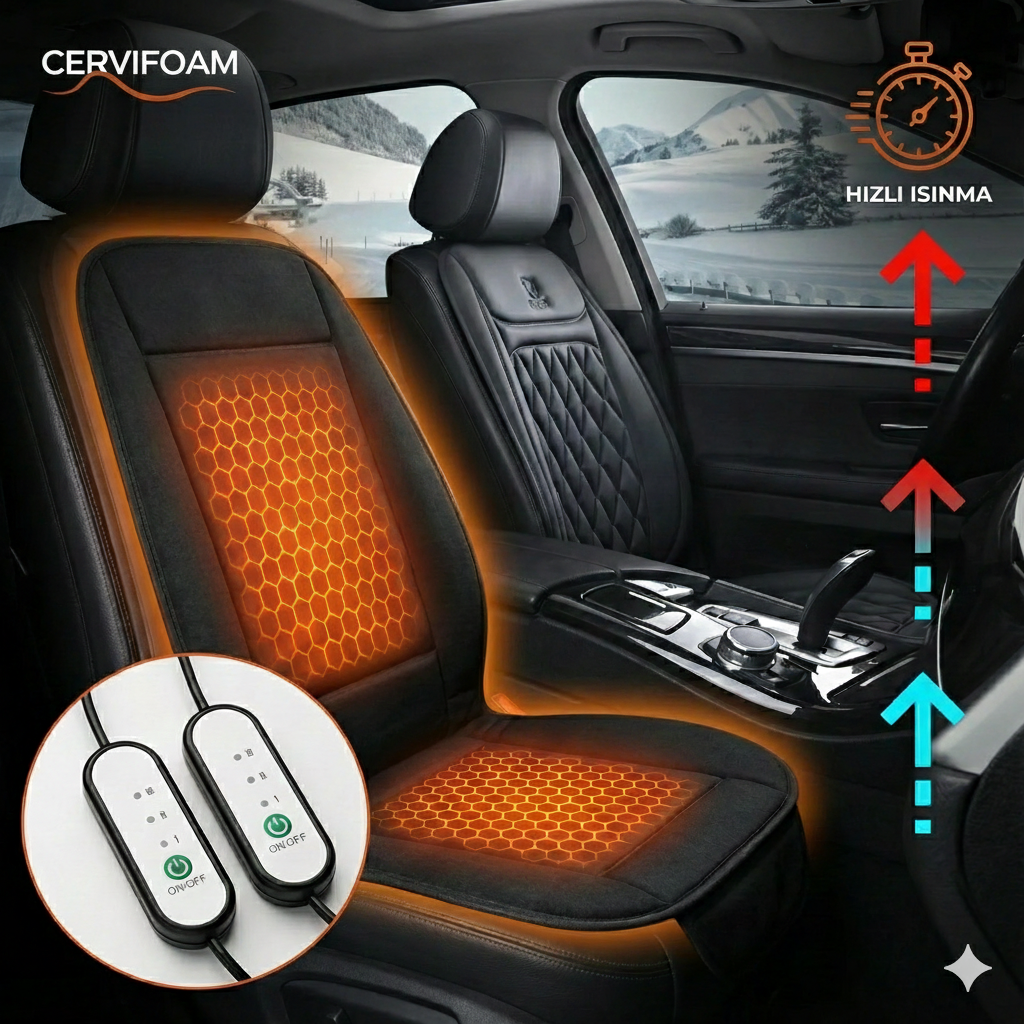 Cervifoam Araç Oto Koltuk Isıtıcı
